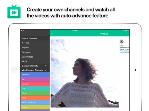 TV for Vine : (Watch Best Vine Videos , Create Your Own Video Channel ,  Vines Non-Stop - is the Best Way to Watch Cool Vines) | App Price Drops