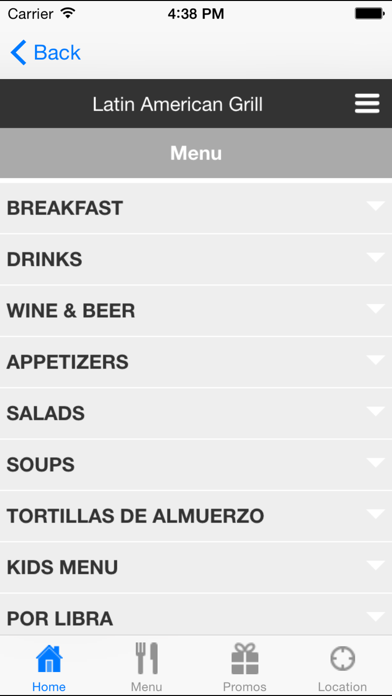 Screenshot #3 pour Latin American Grill