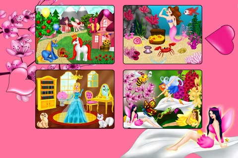 Princess girl puzzle game! screenshot 3