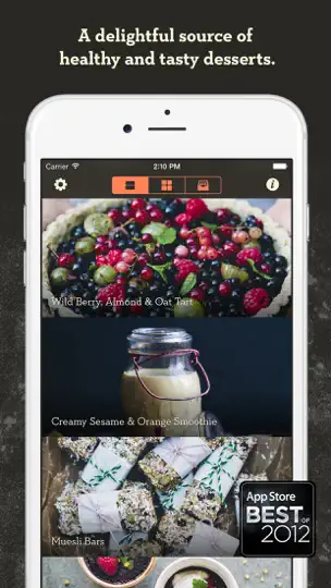 Capture d'écran de Healthy Desserts - By Green Kitchen sur iPhone 1