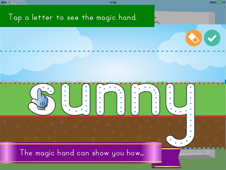 My Weather Book Free - Letter Shape Tracing Activity App