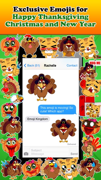 Emoji Kingdom フリー クリスマス七面鳥絵文字 Iphoneアプリ Applion