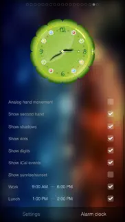 alarm clock widget iphone screenshot 2