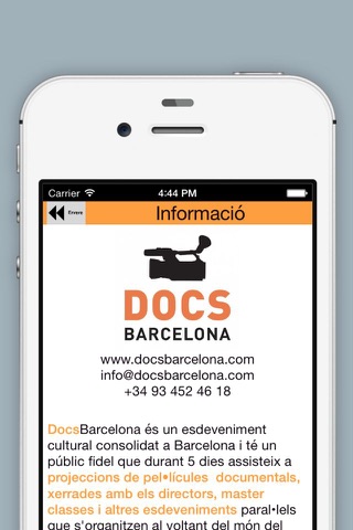 DocsBarcelona 2015 screenshot 3