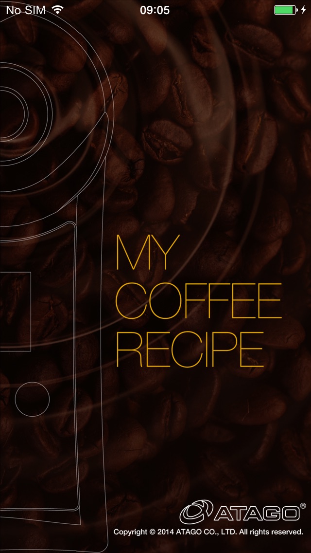 MY COFFEE RECIPEスクリーンショット