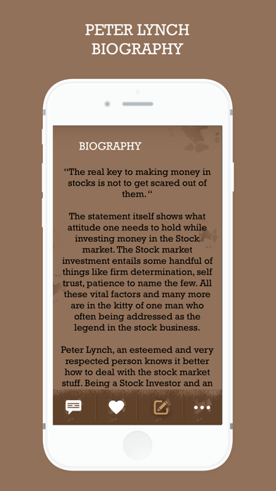 Screenshot #3 pour Stock Investment Quotes - Peter Lynch edition