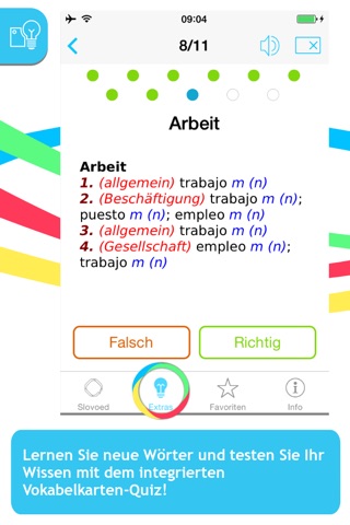 German <-> Spanish Slovoed Classic talking dictionary screenshot 4