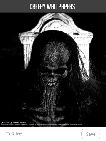 Screenshot #5 pour Creepy Wallpapers