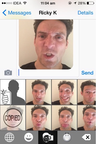 Selfie Keyboard screenshot 3