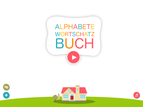 Alphabet und Wortschatz-Buch für Kinder (Wörterbuch für Kindergarten und Vorschule) iPad screenshot