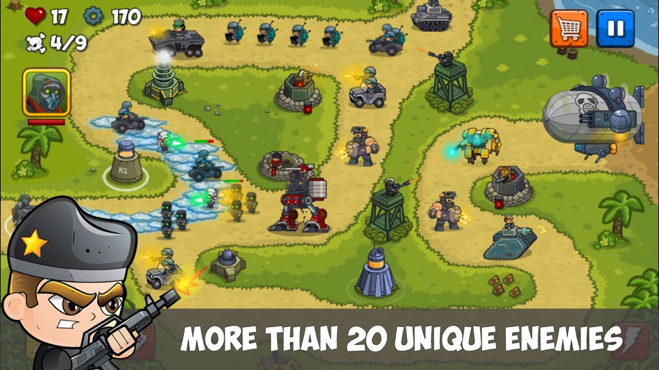 #5. Combat TD (iOS) By: iDevMobile Tec.