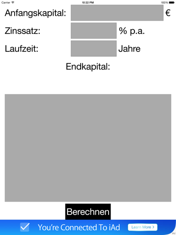 Screenshot #4 pour IsI Zinseszins-Rechner