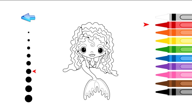 Kids Coloring Mermaid screenshot-3