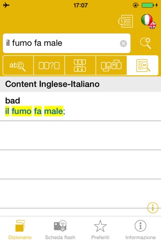 English <-> Italian Talking Dictionary Global Mondadori Langenscheidt screenshot 3