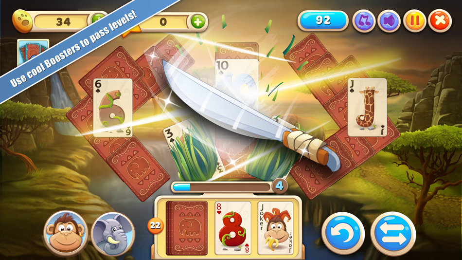 #3. Solitaire Safari - Card Game (iOS) 由: Qublix