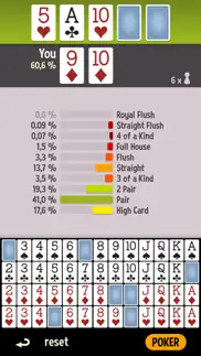 odds calculator poker - texas holdem poker iphone screenshot 2