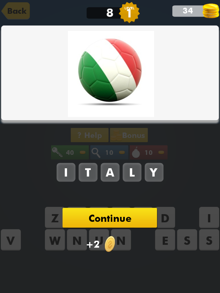 AAA Guess Flag ~  Football Soccer 2K15 Team Quiz Trivia