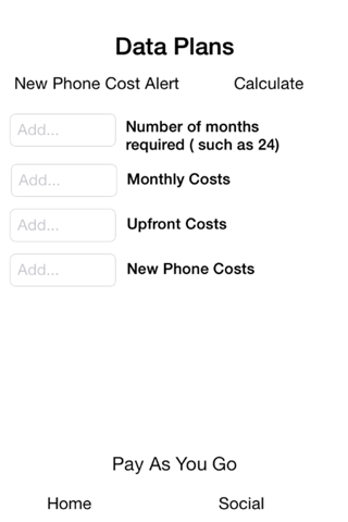 Data Plans screenshot 3