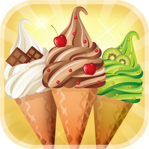 An Ice Cream Parlour Game FREE!! Make cones with flavours and toppings iOS App