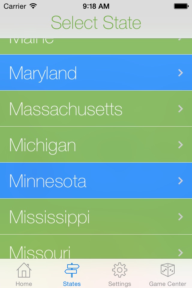 States And Plates, The License Plate Game screenshot 2