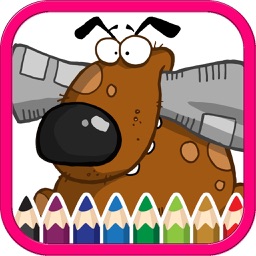 cartoon coloring page game