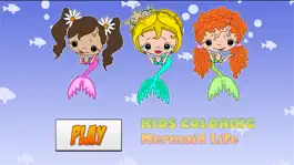 Game screenshot Kids Coloring Mermaid mod apk