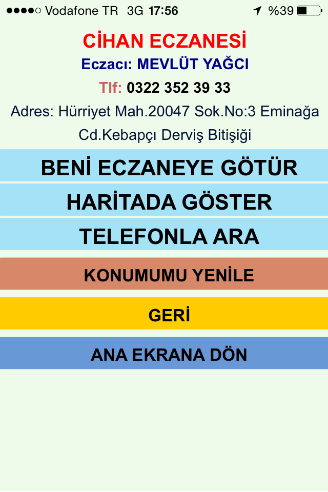 Nöbetçi Eczane Adana