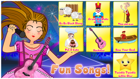Nursery Rhymes for kids and newborns with lullabies and karaoke  (1 yrs + ) screenshot