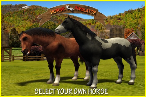 Horse Simulator - Wild Animal Riding Simulation Game to enjoy in Real 3D Farm Fields screenshot 4