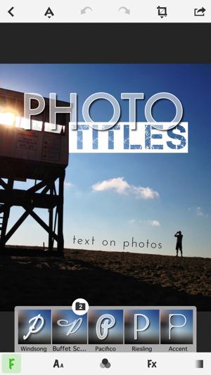 ‎TitleFx - Write on Pictures, add Text Captions to Photos Screenshot