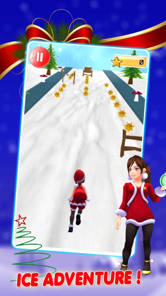 #1. Christmas Santa Surfer-Ice Adventure Run 3D (iOS) By: swapnil patel