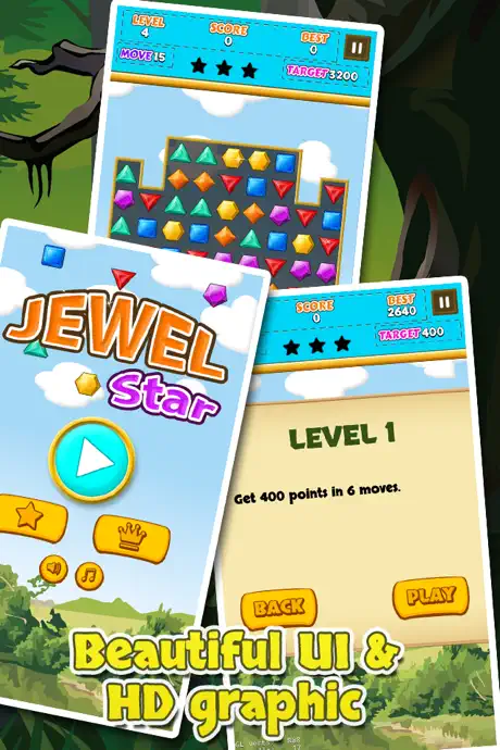 Jewel Star Match 3 game