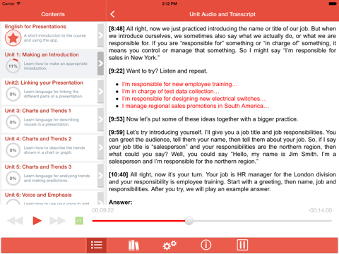 Screenshot #5 pour English for Presentations by Business English Pod