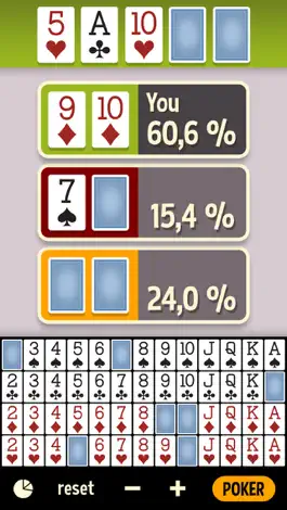 Game screenshot Odds Calculator Poker - Texas Holdem Poker mod apk
