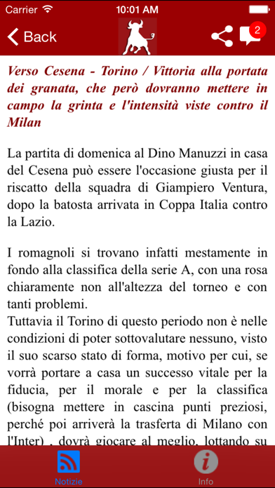 Screenshot #2 pour toroNewsApp