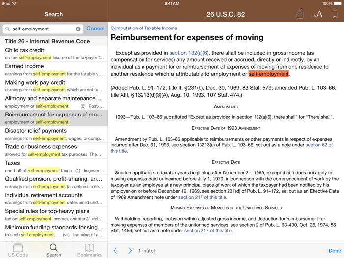 Codification U.S. Code