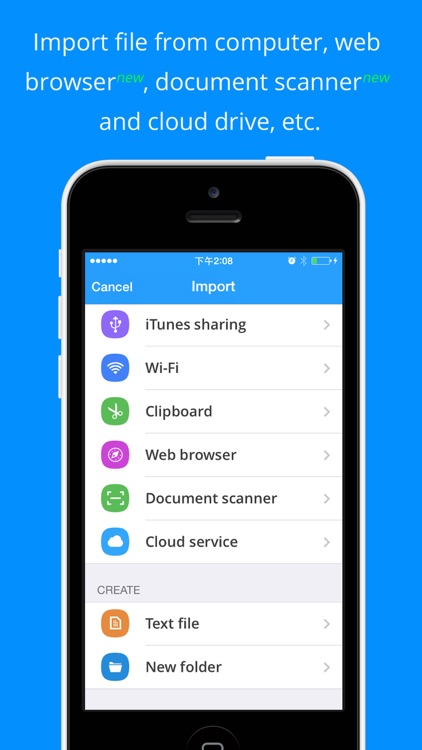 Briefcase Pro - File manager, cloud drive, document & pdf reader and file sharing App screenshot-3