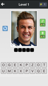 Football, guess the foot players, pics quiz screenshot