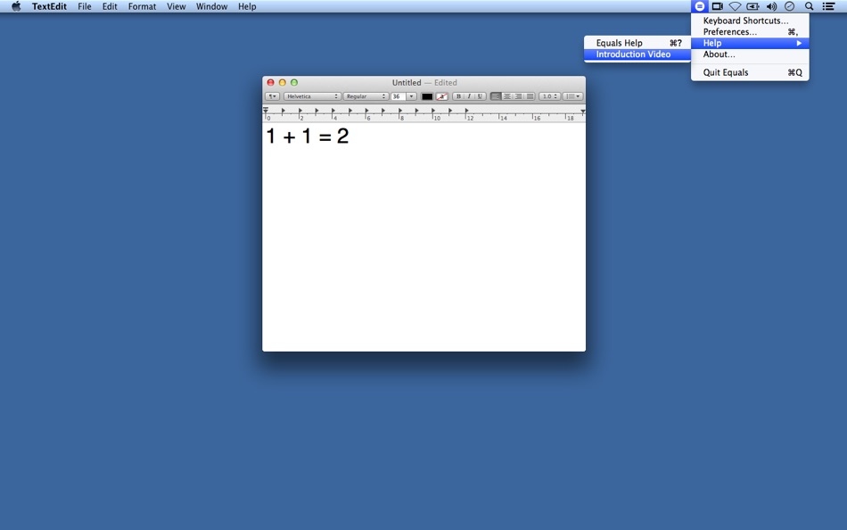 Equals (macOS) 由: geheimwerk.de Equals (macOS) 由: geheimwerk.de