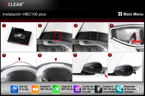 UCLEAR HBC100 Plus Spanish instruction screenshot 3