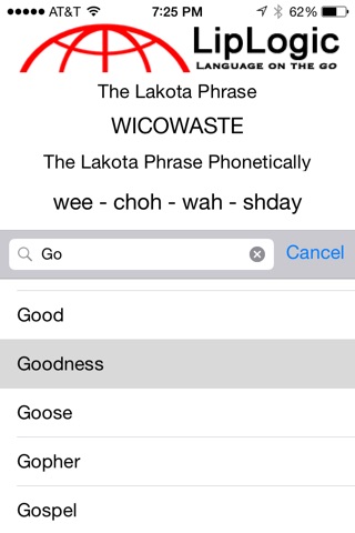 LipLogic Lakota Words and Phrases screenshot 3