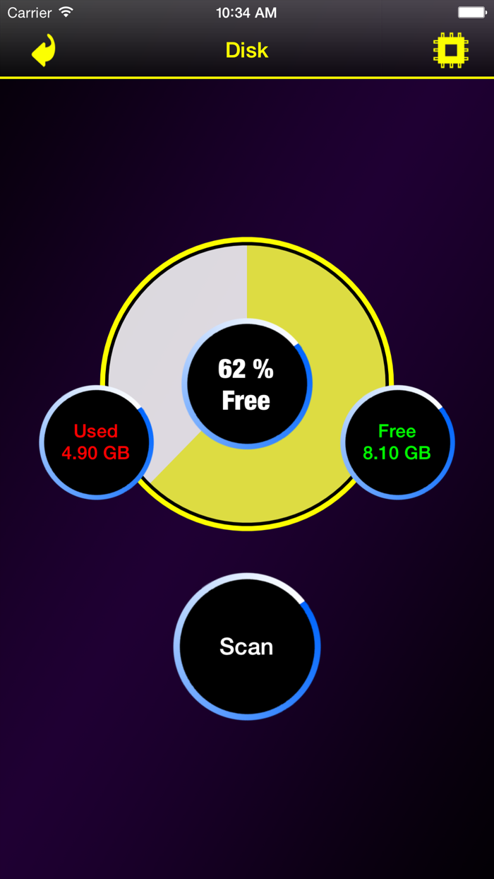 Memory and Disk Scanner - Check System Information