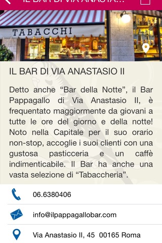 Il Pappagallo Bar screenshot 4