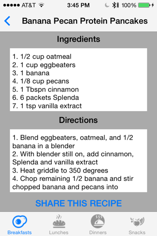 Fit Foods screenshot 2