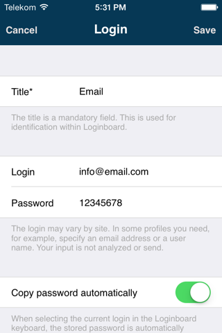 Loginboard - Password and Login Keyboard screenshot 4