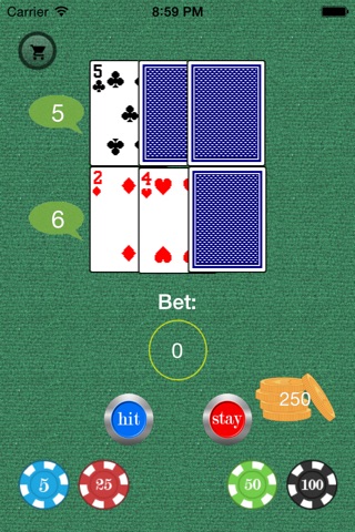 Black Jack for Watch screenshot 2