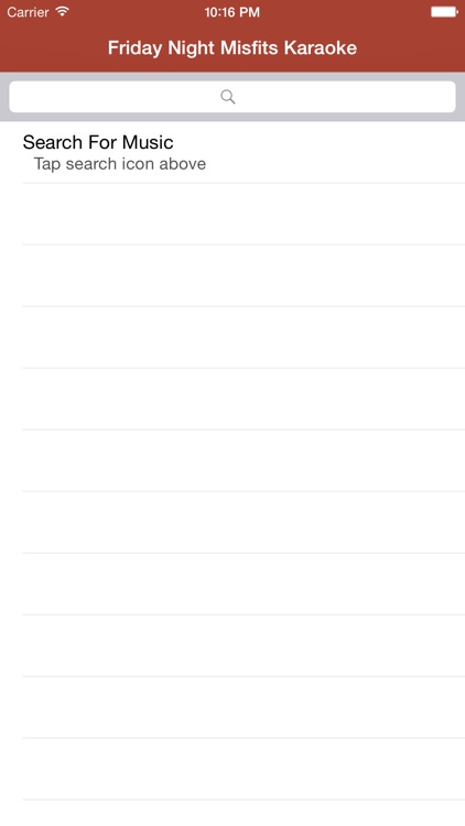 Friday Night Misfits Karaoke