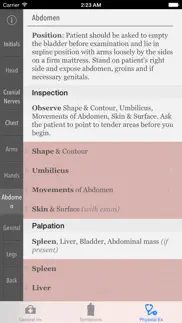 clinical skills - history, symptoms & physical examination iphone screenshot 4
