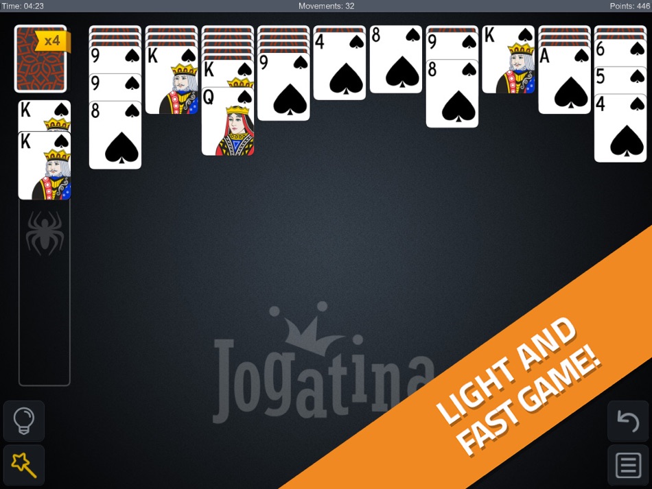 #5. Spider Solitaire ^;;^ (iOS) 由: Gazeus Games Serviços de Internet S.A.