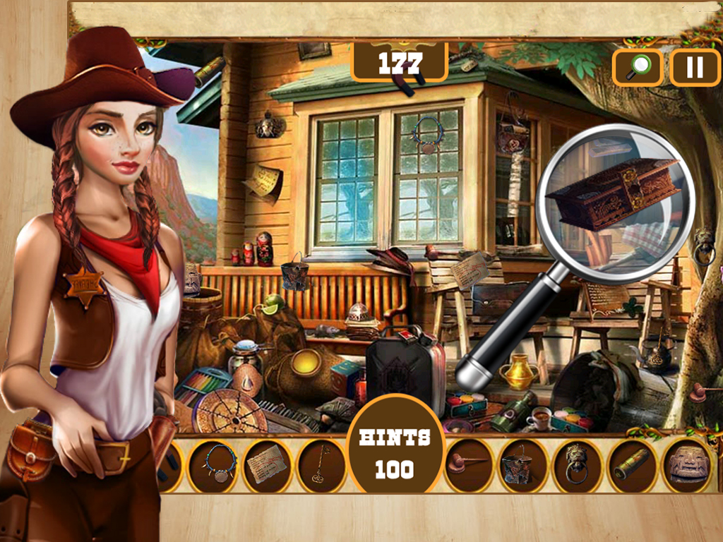 Hidden Objects: Cow Girl Hidden Object